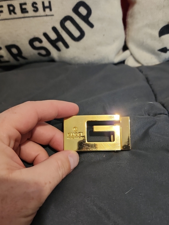 Gucci Accessories - Authentic Gucci Gold-tone Belt Buckle - WOW!